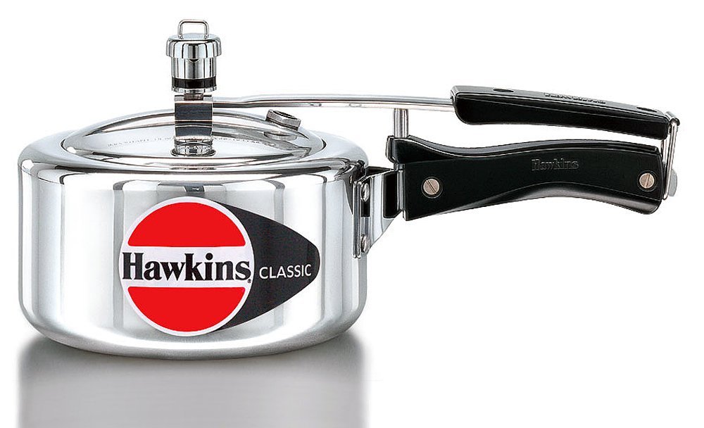  Hawkins Classic 2-Liter inner lid aluminum pressure cooker,  induction cooker, wide design pan cooker, best cooker, silver (ICL2T): Home  & Kitchen