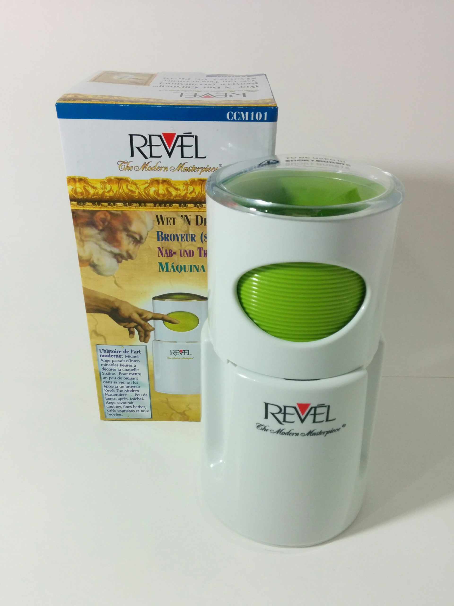 White Revel CCM101 110-volt Wet and Dry Coffee/Spice Grinder 