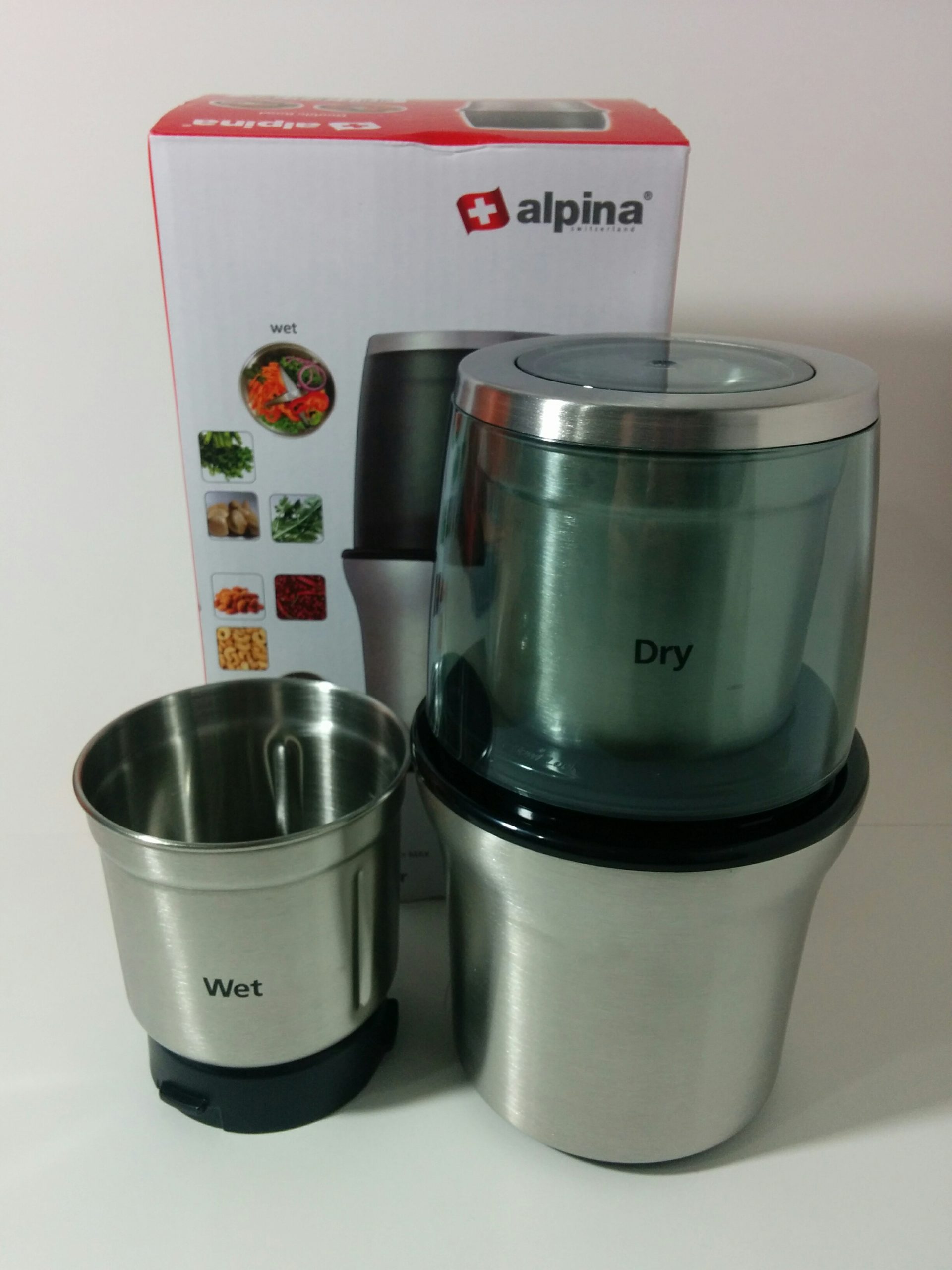 Alpina SF-2815 Coffee Wet and Dry Spice Grinder