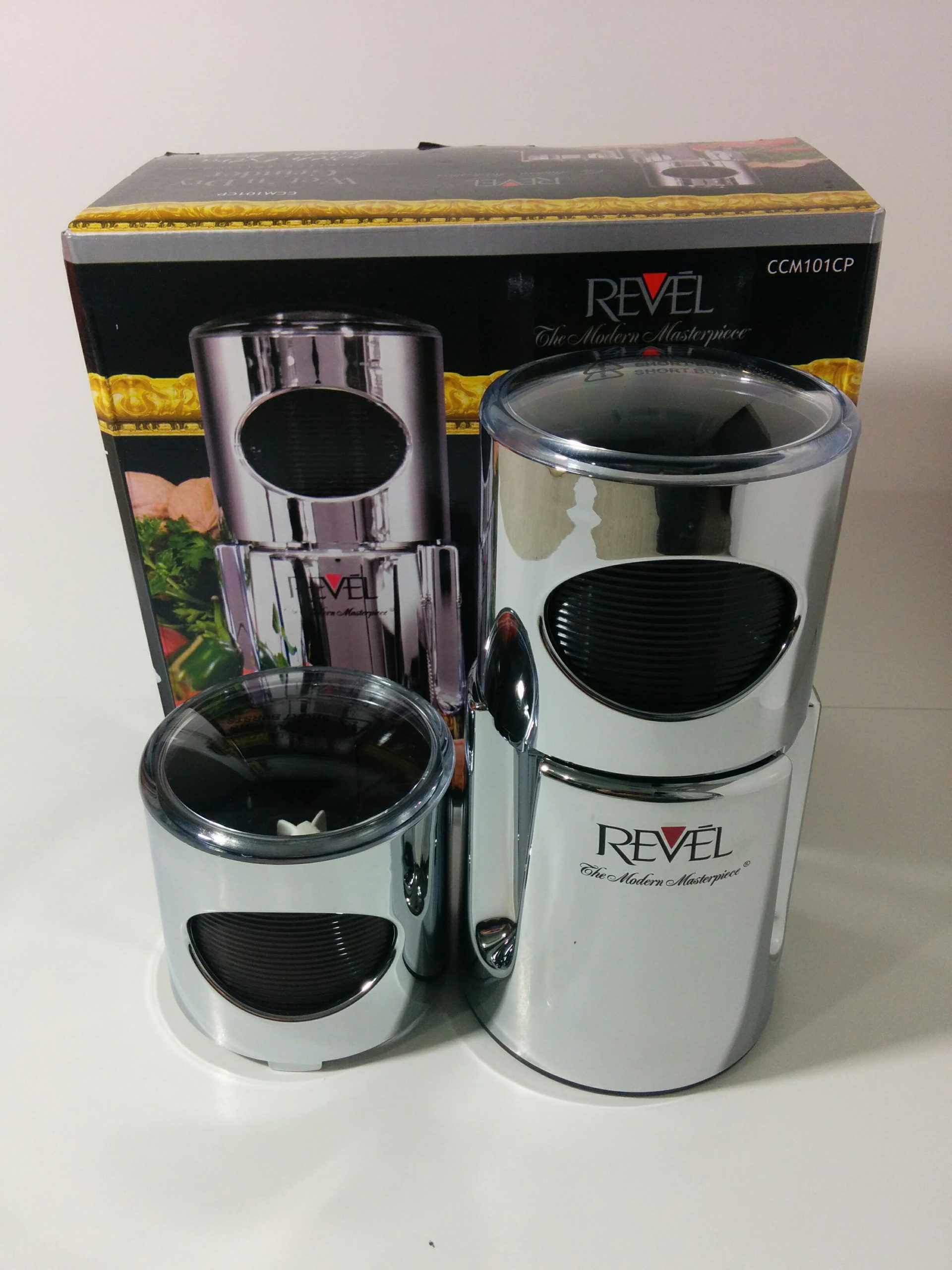  Revel Chrome Wet and Dry Coffee/Spice/Chutney Grinder