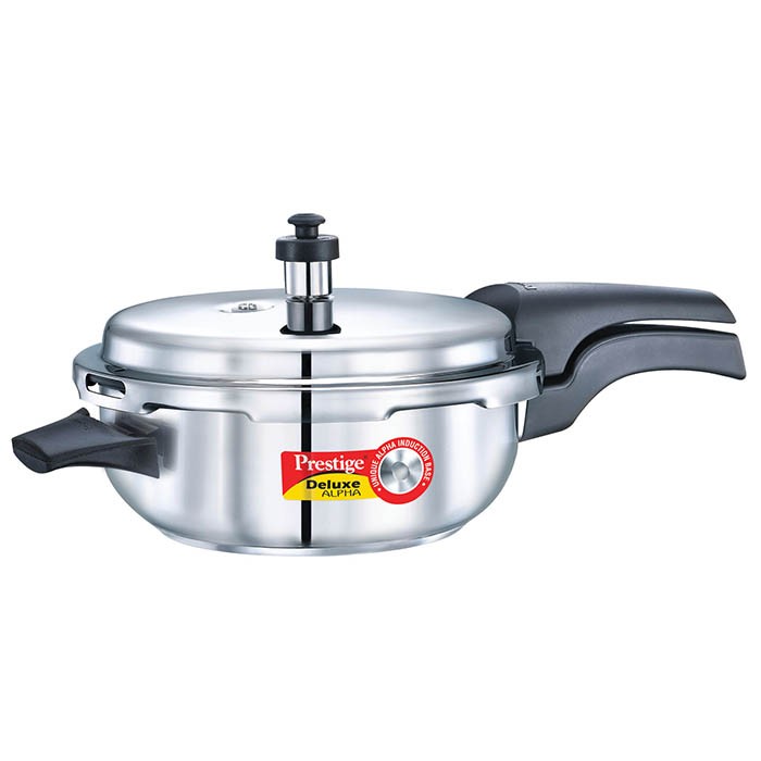 Prestige Deluxe Senior Stainless Steel Pressure Pan A to Z